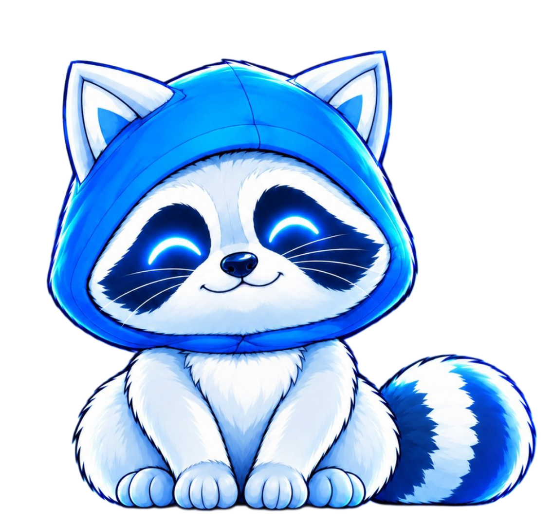 ARCCOON the raccoon mascot of the ARC network